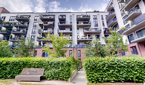 Moderne 3-Zimmer-Wohnung mit Dachterrasse, Balkon und Tiefgaragenstellplatz in der HafenCity