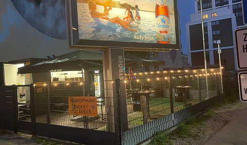 Food stall/food trailer in a prime location in Berlin-Neukölln.