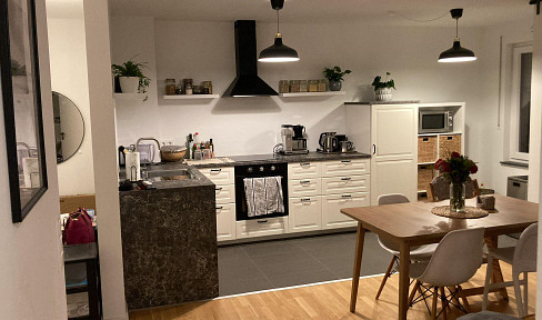 3-room apartment with balcony in the Herzo-Base complex. Available from August 18th.