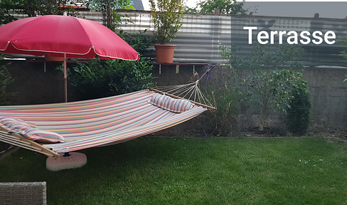 Gepflegte 2-Zimmer Terrassenwohnung (vermietet) in Bodenheim. Provisionfrei direkt vom Eigentümer