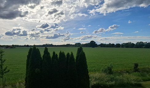 Your new home: Plenty of space and a wonderful view of the greenery.
