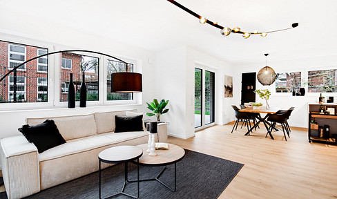 Reserviert - Neubau-Erdgeschosswohnung mit Garten, KFW 40 NH Standard