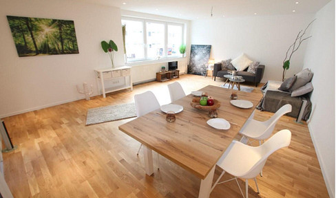 Spacious apartment with a garage and a large rooftop terrace, located in a central area of Koblenz, Lützel.
