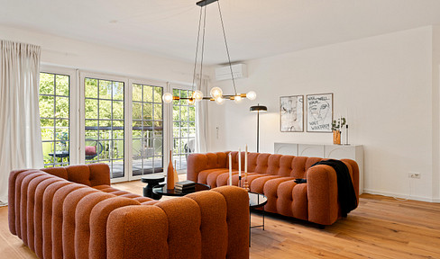 Ready to move in immediately and without any commission: A 4-room oasis with 86 square meters of sun terrace.
