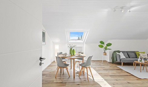 Move in right away! Bright and light-filled 3-4 room apartment in a prime location in Neutraubling!