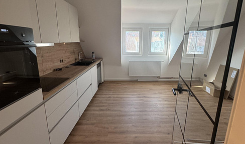Modernes Wohnen im Michaelisviertel I Kernsanierte 4-Zi.-DG-Wohnung mit unverbaubarem Blick