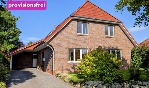 Commission-free: Spacious detached house with a south-facing terrace and garden in Jaderberg.