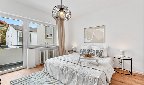 Moderne, stillvoll sanierte 3 Zimmer Wohnung mit zwei Balkonen & TG nahe Altstadt Leonberg