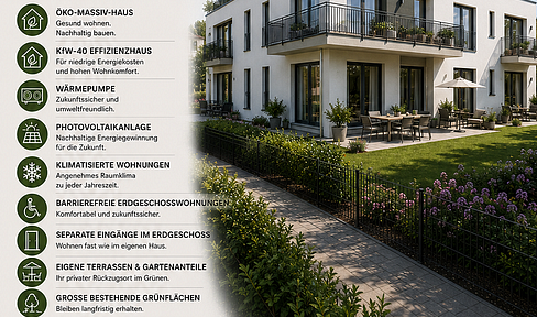Moderne Neubauwohnungen in Alsheim – Garten & Terrasse oder Balkon