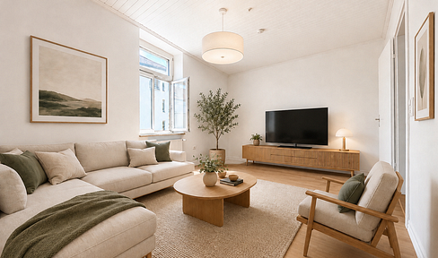 Jugendstil-Altbau im Münchner Westend: bezugsfertig & ruhige Innenhoflage