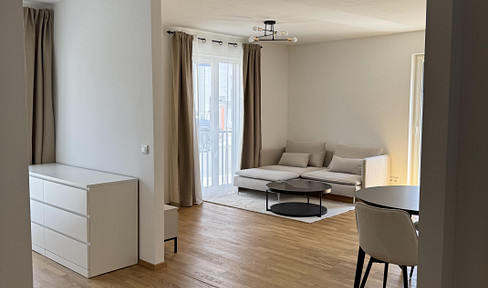 Moderne, vollmöblierte 1,5-Zimmer-Wohnung mit Stellplatz zu vermieten – ab sofort verfügbar
