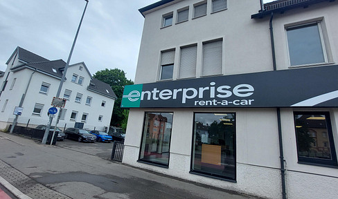 Retail space with workshop and outdoor area in Reutlingen (formerly Enterprise Rent a Car).