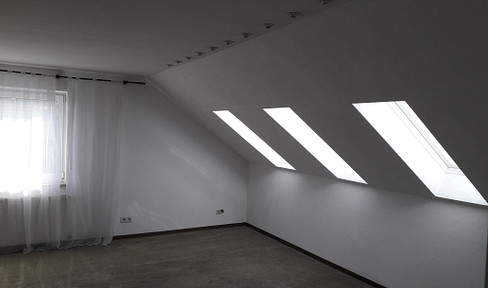 Bright 2-room apartment on the top floor.
