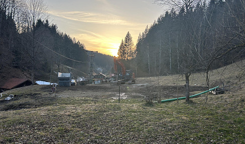 "Sonnenplateau" plot of land with building permit, located in a dreamlike setting in the heart of Oberallgäu.