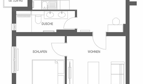 Schöne 2 Zimmerwohnung in Schmargendorf