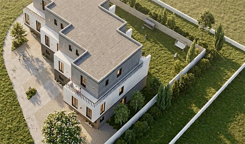 New-build terraced house in Nauheim: 143 m², 5 rooms, heat pump, first occupancy in 2027 – commission-free.