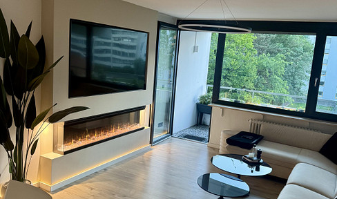 Modernisierte 3-Zimmer-Wohnung mit 2 Loggien, Garage & Aufzug
