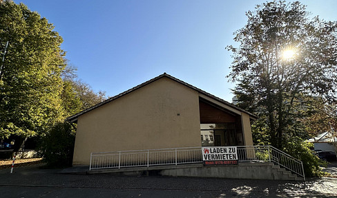 Einmalige Lage: Geschäftshaus und Einfamilienhaus direkt an der Schweizer Grenze, am Bahnhof