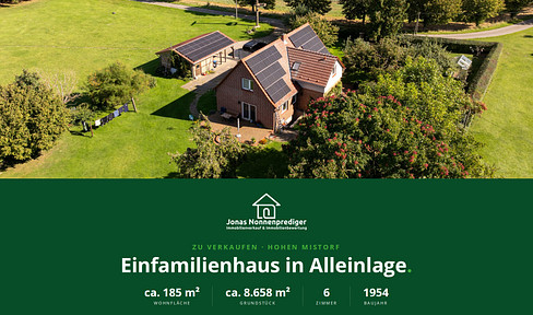 Detached house in a secluded location - available to the buyer without any commission fees.