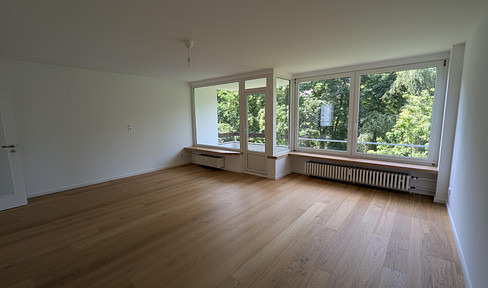 Dream home with a view of the greenery in Düsseldorf.