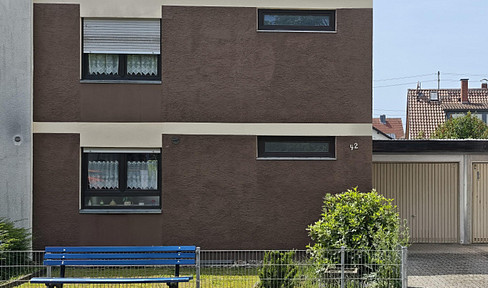 Detached house with a large plot of land.