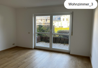 Exclusive 2-room apartment with terrace/garden, parking space, and fitted kitchen.