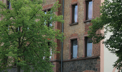 Newly renovated 3-room apartment in a historic building, featuring a southwest-facing balcony and a built-in kitchen.