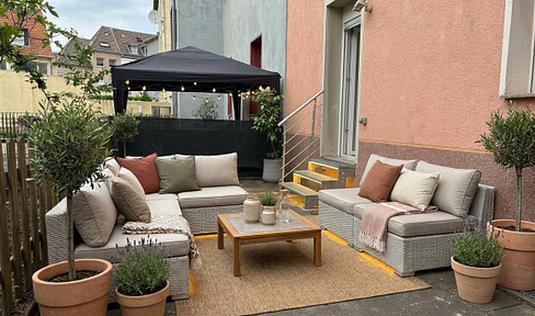 3-room ground floor apartment with a terrace overlooking a quiet courtyard – flexible layout in Essen-Kray.