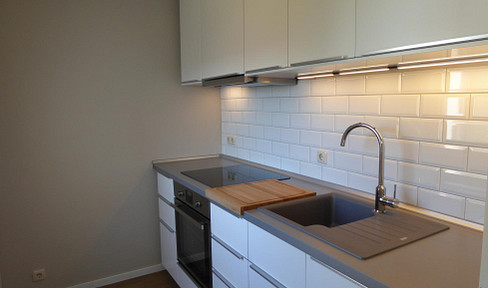 Top-renovated 1-room apartment with balcony in Wiesbaden - Nordenstadt.