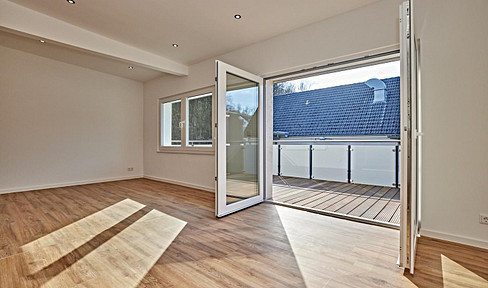 Brand new! - 3-room apartment with guest toilet, extra-large balcony, and parking space for a car.