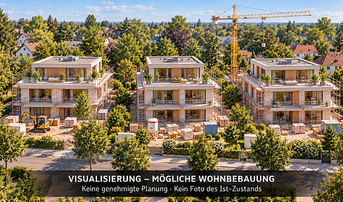Bauträgergrundstück in München-Trudering – 1.941 m² – genehmigte Planung