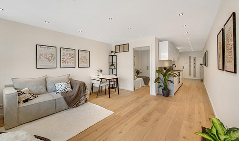 Erstbezug nach Kernsanierung: Exklusive Designerwohnung mit EBK, Balkon & TG-Stellplatz