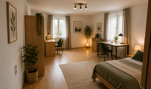 Room for rent in a shared apartment in Sulz am Neckar, suitable for working professionals, apprentices, and people who commute during the week.