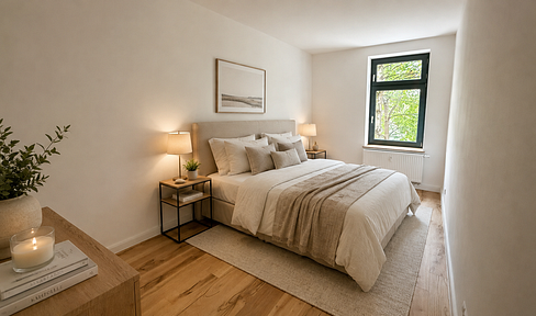 Completely Renovated: 2-Room Apartment in Leipzig Stötteritz | No Agency Fees | 4% Yield + 4.25% Depreciation Allowance.