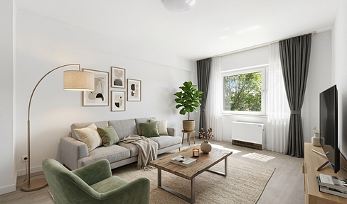 Erstbezug nach Kernsanierung: Helle 82-m²-Wohnung mit Gemeinschaftsgarten in Essen-Huttrop