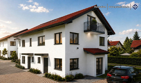 Terraced house in Oberhaching - New construction.