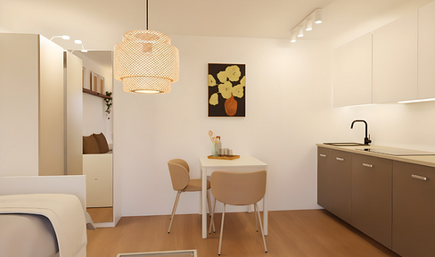Erstbezug – Möbliertes 1-Zimmer-Apartment im KfW-55-Effizienzhaus Metzingen