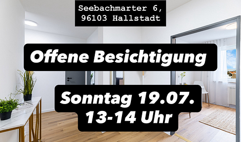 Offene Besichtigung. Sonntag 13- 14 Uhr. Freie renovierte Wohnung mit Balkon, Domblick und Garage