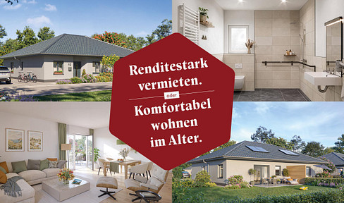 New construction investment with tax advantages and KfW funding – Bungalows for seniors.
