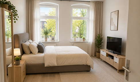 Großzügige 4-Zimmerwohnung  mit großer Terrasse und Wohnküche in Zeitz — vollsaniert
