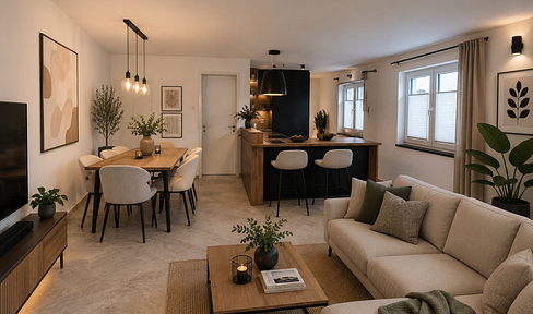 Exklusive Maisonette mit großer Terrasse und hochwertiger Küche