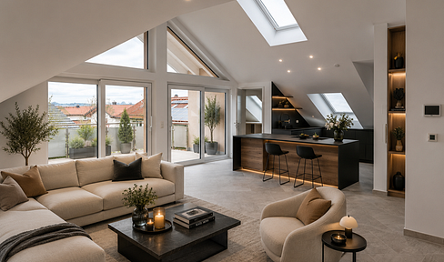 Ein Zuhause, das Maßstäbe setzt – Exklusives Penthouse mit hochwertiger Designausstattung