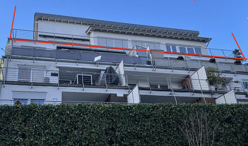 Dream penthouse with a view over Wuppertal.