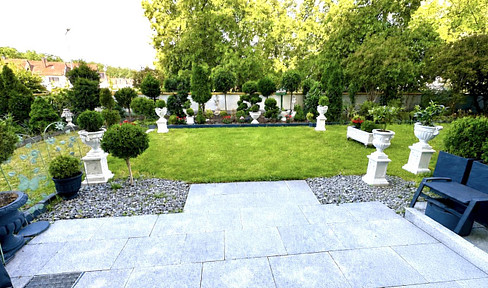 Barrierfefreie 2-Zi.-Garten-Whg mit vielen Extras - Nähe S-Bahn Stein - gegenüber Neukirchpark