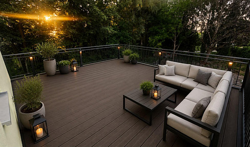 Exclusive penthouse apartment.
