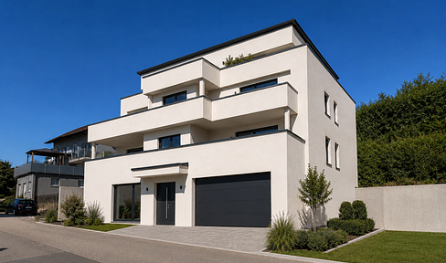Moderne 2-Zimmer-Wohnung mit Balkon und großem Garten | KfW 40 QNG | Erstbezug