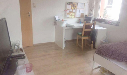 Beautiful, bright one-bedroom apartment with fitted kitchen and parking space in Mainz.