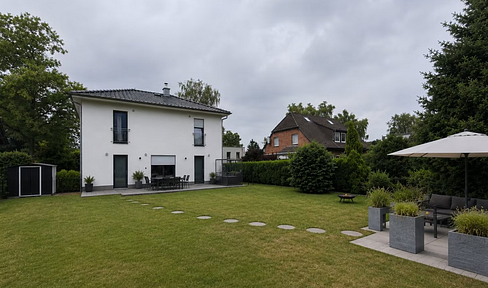 Modern city villa in Panketal – Energy efficiency class A, no commission fees.