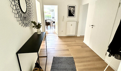 Renovated 3-room apartment with a terrace and a share of the garden, located in a desirable area of Hasbergen.