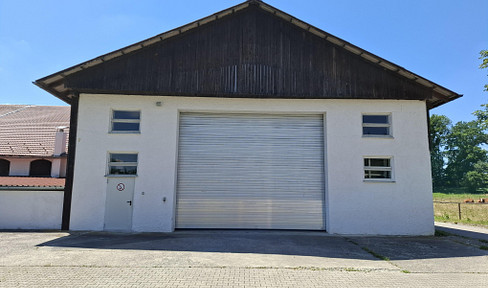 Lagerhalle / Gewerbehalle mit 644m² und großem Rolltor an der B388